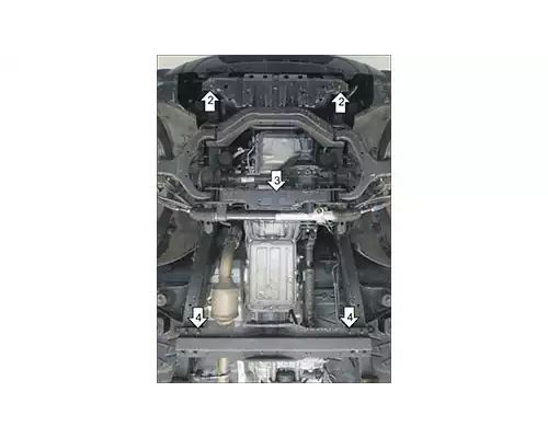 ЗАЩИТА  M12803 КАРТЕРА ДВИГАТЕЛЯ И КПП SSANG YONG ACTYON SPORTS I ПИКАП 2006-2011ГГ.