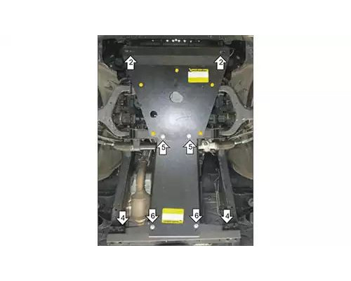 ЗАЩИТА  M12803 КАРТЕРА ДВИГАТЕЛЯ И КПП SSANG YONG ACTYON SPORTS I ПИКАП 2006-2011ГГ.