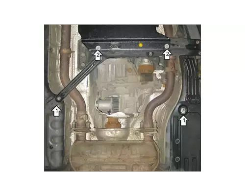 ЗАЩИТА  M15206 РАЗДАТКИ JEEP GRAND CHEROKEE IV WK2 SUV 2011-2021ГГ.