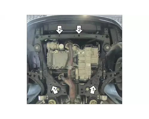 ЗАЩИТА  M60701 КАРТЕРА ДВИГАТЕЛЯ И КПП FORD EXPLORER V U502 SUV 2011-2019ГГ.