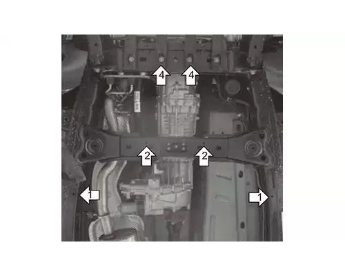 ПРЕДЛАГАЕМ КУПИТЬ ЗАЩИТУ MOTODOR M62703 КПП VOLKSWAGEN AMAROK ПИКАП 2010Г.-ПО Н.В.