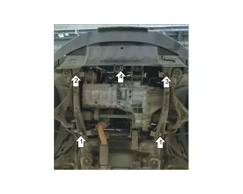 ПРЕДЛАГАЕМ КУПИТЬ ЗАЩИТУ MOTODOR M62806 КАРТЕРА ДВИГАТЕЛЯ И КПП SSANG YONG NOMAD SUV 2013-2017ГГ.