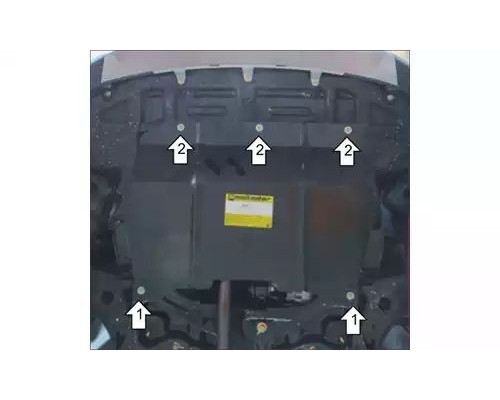 ПРЕДЛАГАЕМ КУПИТЬ ЗАЩИТУ MOTODOR M64705 КАРТЕРА ДВИГАТЕЛЯ И КПП LIFAN X50 SUV 2014Г.-ПО Н.В.