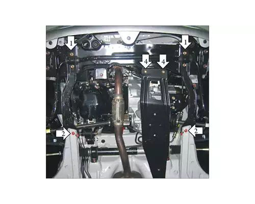 ЗАЩИТА  M70512 КАРТЕРА ДВИГАТЕЛЯ И КПП DAEWOO MATIZ ХЭТЧБЕК 2000-2012ГГ.