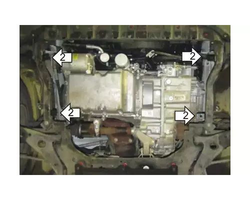 ПРЕДЛАГАЕМ КУПИТЬ ЗАЩИТУ MOTODOR M70706 КАРТЕРА ДВИГАТЕЛЯ И КПП FORD KUGA II SUV 2012-2019ГГ.