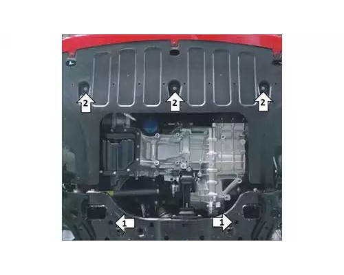 ЗАЩИТА  M70912 КАРТЕРА ДВИГАТЕЛЯ И КПП KIA RIO SEDAN IV YB СЕДАН 2017Г.-ПО Н.В.