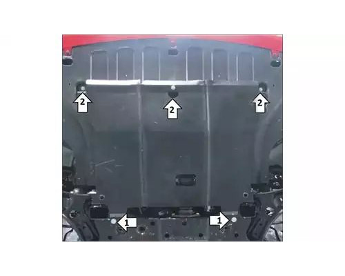 ЗАЩИТА  M70912 КАРТЕРА ДВИГАТЕЛЯ И КПП KIA RIO SEDAN IV YB СЕДАН 2017Г.-ПО Н.В.