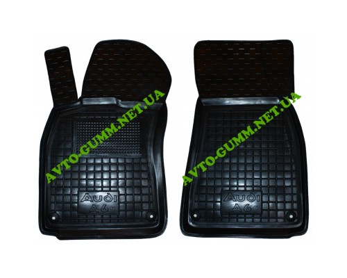 Коврики в салон, водительский + пассажир для Audi A6 ( 2005 - 2010 ) полиуретан ( Avto-Gumm )