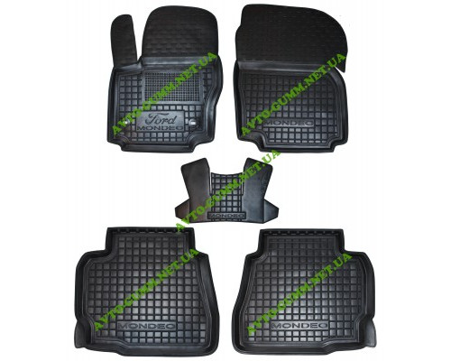 Коврики в салон для Ford Mondeo lV ( 2007 - 2014 ) полиуретан (AVTO-Gumm)