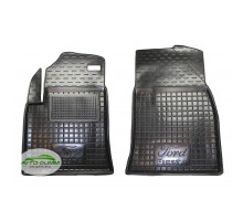 Коврики в салон, водительский + пассажир для Ford Fiesta ( 2002 - 2009 ) полиуретан (AVTO-Gumm)