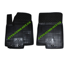 Коврики в салон, водительский + пассажир для Kia Soul ( 2009 - 2013 ), полиуретан (AVTO-Gumm)