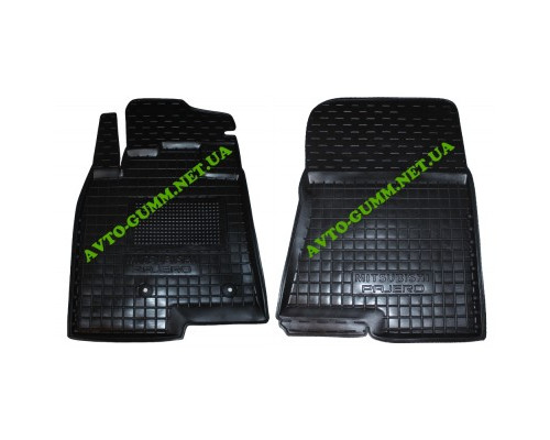 Коврики в салон, водительский + пассажир для Mitsubishi Pajero Wagon lV ( 2007 - ) полиуретан (AVTO-Gumm)