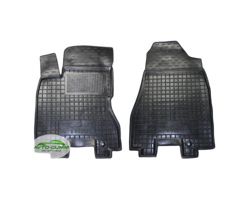 Коврики в салон, водительский + пассажир для Nissan X-Trail T31 ( 2008 - 2015 ) полиуретан (AVTO-Gumm)