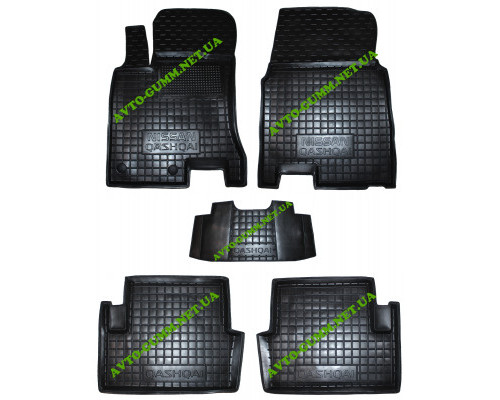 Коврики в салон для Nissan Qashqai ( 2006 - 2014 ) полиуретан (AVTO-Gumm)