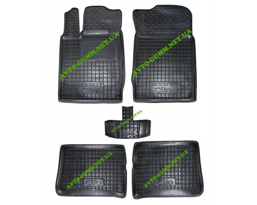 Коврики в салон для Renault Clio /Simbol ( 2001 - 2012 ) полиуретан (AVTO-Gumm)