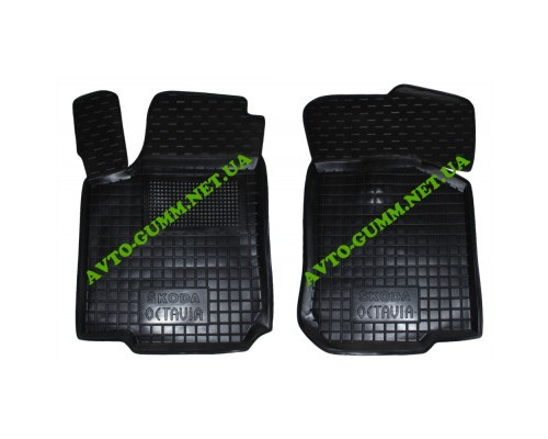 Коврики в салон, водительский + пассажир для Skoda Octavia A4 ( 1997 - 2009 ) полиуретан (AVTO-Gumm)
