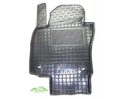 Коврик в салон водительский для Skoda Octavia A5 ( 2005 - 2013 ) полиуретан (AVTO-Gumm)