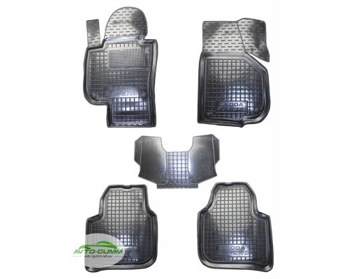 Коврики в салон для Skoda SuperB ( 2009 - 2014 ) полиуретан (AVTO-Gumm)