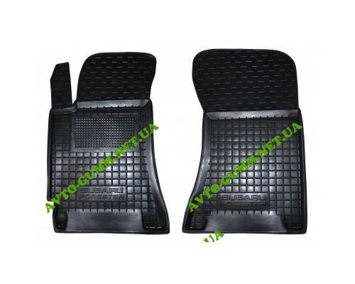 Коврики в салон, водительский + пассажир для Subaru Forester ( 2003 - 2008 ) полиуретан (AVTO-Gumm)