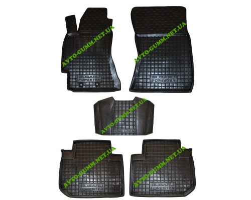 Коврики в салон для Subaru Forester ( 2008 - 2012 ) полиуретан (AVTO-Gumm)