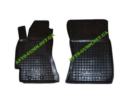 Коврики в салон, водительский + пассажир для Subaru Forester ( 2008 - 2012 ) полиуретан (AVTO-Gumm)