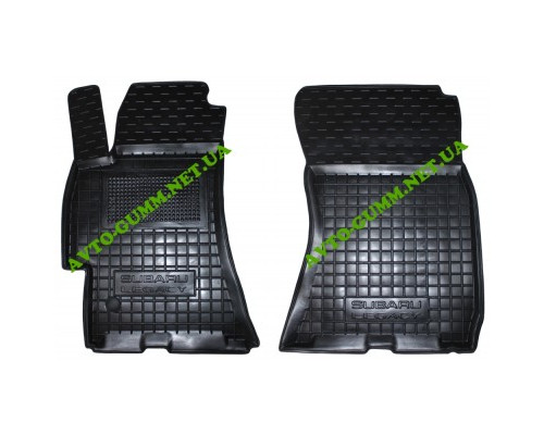 Коврики в салон, водительский + пассажир для Subaru Legacy, Outback ( 2004 - 2008 ) полиуретан (AVTO-Gumm)