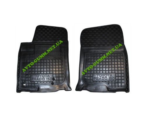 Коврики в салон, водительский + пассажир для Toyota Land Cruiser 150 (Prado) ( 2010 - ) полиуретан (AVTO-Gumm)