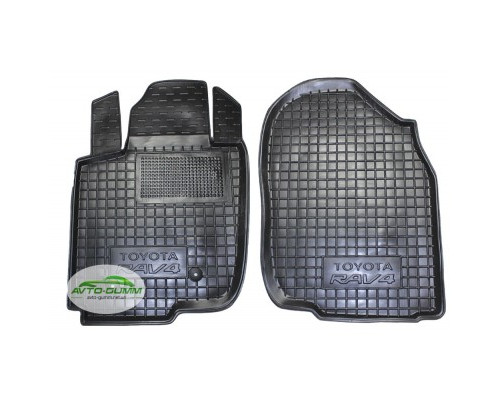 Коврики в салон, водительский + пассажир для Toyota Rav-4 ( 2006 - 2012 ) полиуретан (AVTO-Gumm)