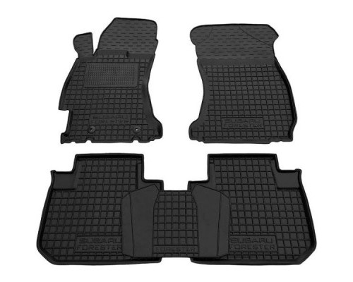 Коврики в салон для Subaru Forester ( 2013 - 2018 ) полиуретан (AVTO-Gumm)