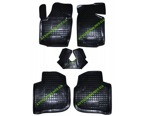 Коврики в салон для Skoda Rapid ( 2013 - ) полиуретан (AVTO-Gumm)