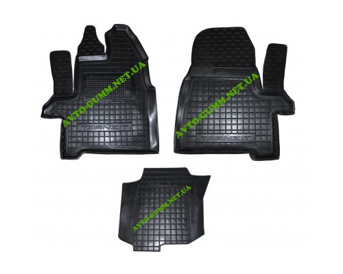Коврики в салон для Ford Transit (2013-) 1+2 полиуретан ( Avto-Gumm )