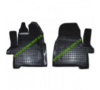 Коврики в салон, водительский + пассажир для Ford Transit (2013-) 1+2 полиуретан ( Avto-Gumm )