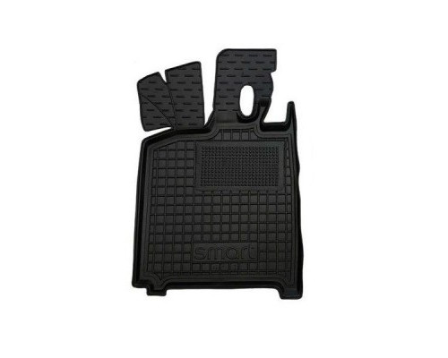 Коврик в салон водительский для Smart 451 ( 2006 - 2008 ) Fortwo, полиуретан (AVTO-Gumm)