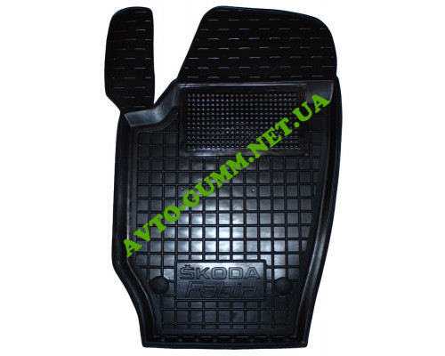Коврик в салон водительский для Skoda Fabia III ( 2015 - ) полиуретан ( Avto-Gumm )