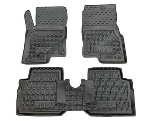 Коврики в салон для Smart 454 ( 2004 - 2006 ) Forfour ( полиуретан ) ( Avto-Gumm )