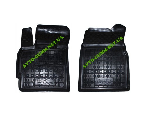 Коврики в салон, водительский + пассажир для Mazda CX-7 ( 2006 - 2012 ) полиуретан (AVTO-Gumm)