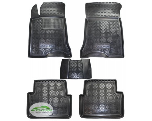 Коврики в салон для авто RENAULT Laguna II ( 2001 - 2006 ) полиуретан ( AVTO-Gumm )