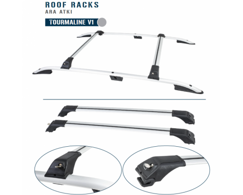 Поперечины Tourmaline V1 (86-122 см.) с ключём