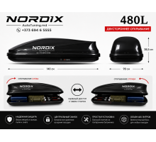 Cutie-Box auto TUMAR 480L negru  140*90*37