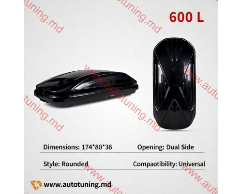 Cutie-Box auto TUMAR 650 negru  174×80×38