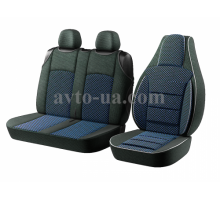 Huse scaun auto Pilot "BUS 2+1", pentru microbuz (albastru)