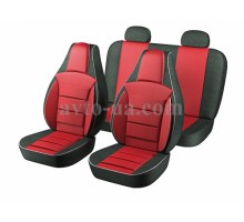 Авточехлы Пилот «Renault Duster» красный (на 4 сиденья)
