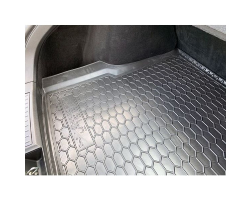 Автомобильный коврик в багажник Tesla Model S 2012- (Avto-Gumm)