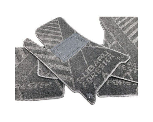 Текстильные коврики в салон Subaru Forester 2 2002-2008 (X) серые AVTO-Tex