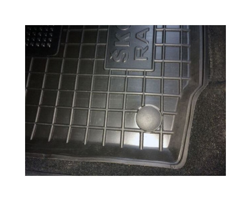 Водительский коврик в салон Skoda Rapid 2013- (Avto-Gumm)