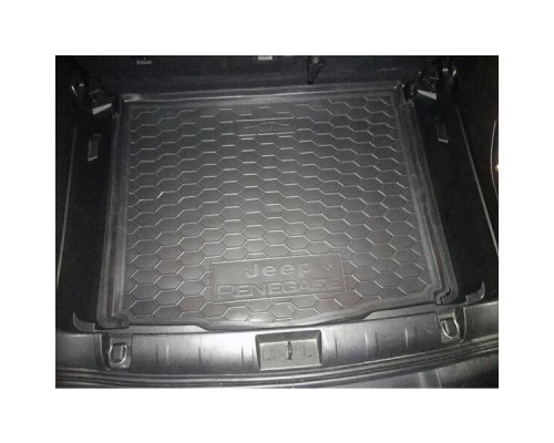 Автомобильный коврик в багажник Jeep Renegade 2015- нижняя полка (Avto-Gumm)