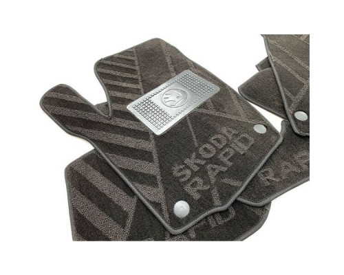 Текстильные коврики в салон Skoda Rapid 2013- (X) AVTO-Tex