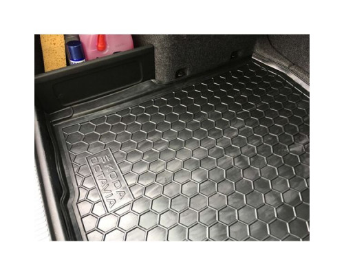 Автомобильный коврик в багажник Skoda Octavia A7 2013- Universal (Avto-Gumm)