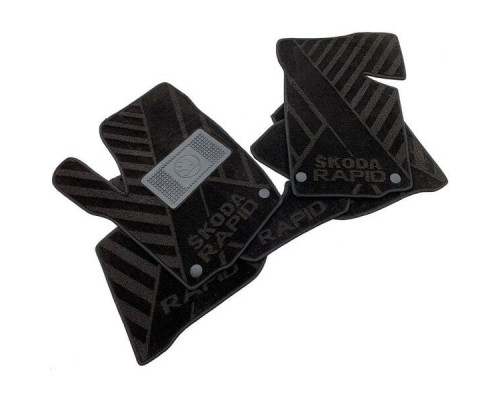 Текстильные коврики в салон Skoda Rapid 2013- (X) AVTO-Tex