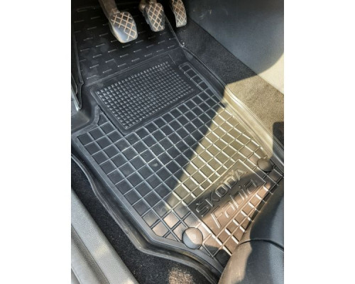 Водительский коврик в салон Skoda Fabia 2 2007- (Avto-Gumm)